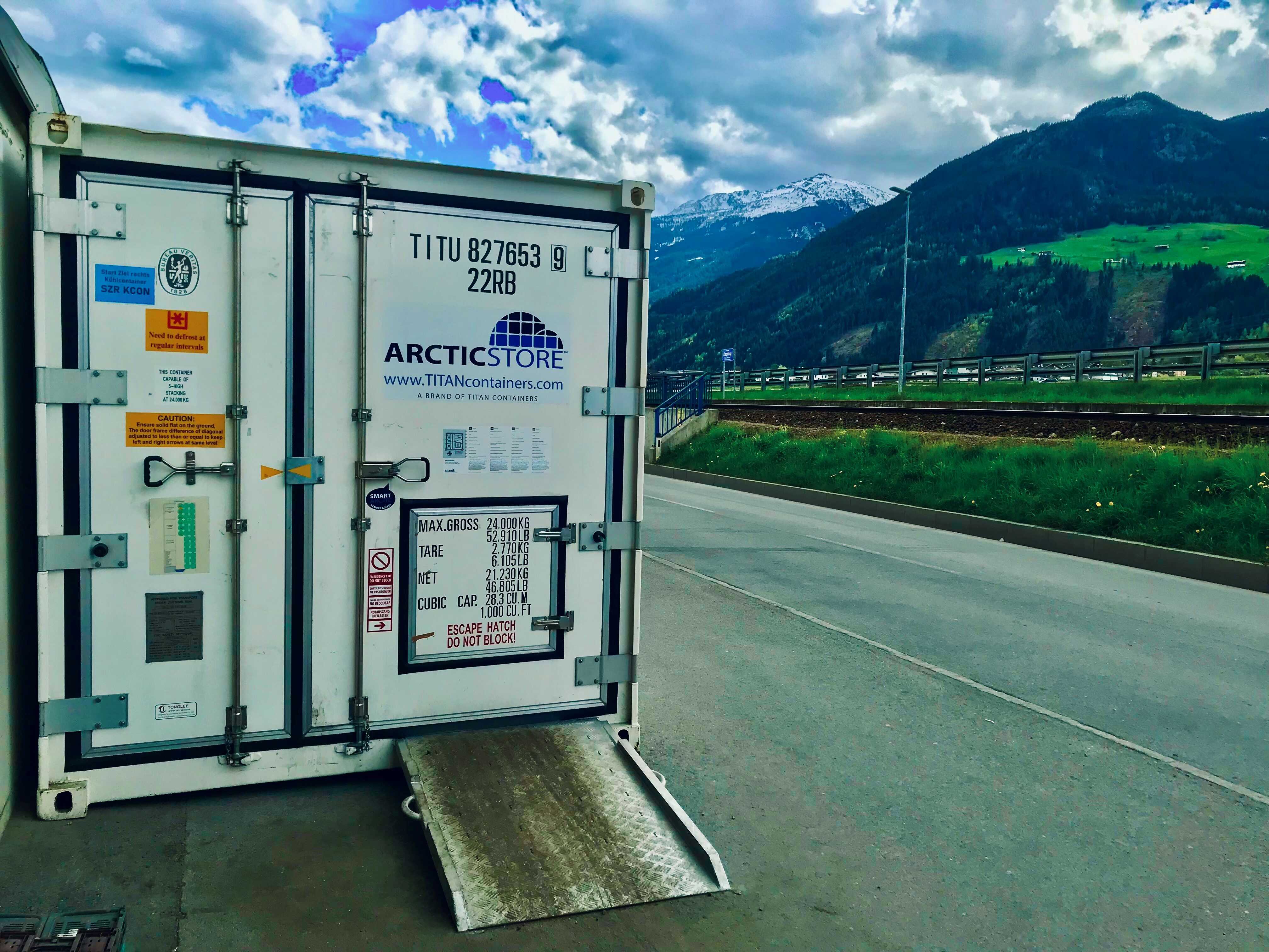 Arcticstore refrigerated storage container for hire - TITAN Containers