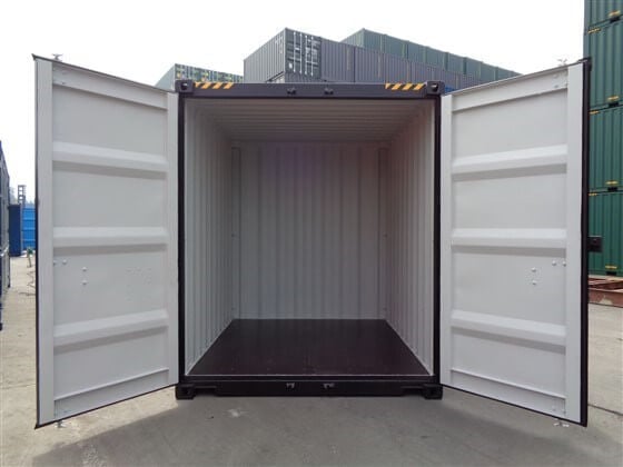 10ft HICUBE black open - TITAN Containers