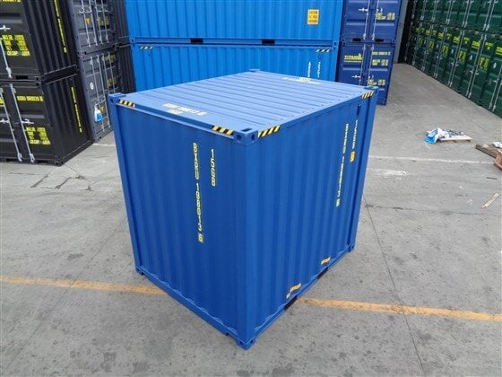10ft HICUBE blue closed - TITAN Containers