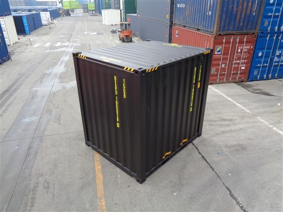 10ft HICUBE closed black - TITAN Containers