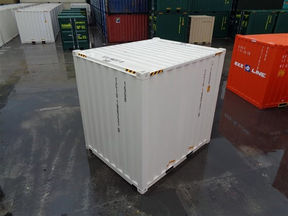 10ft HICUBE closed white - TITAN Containers
