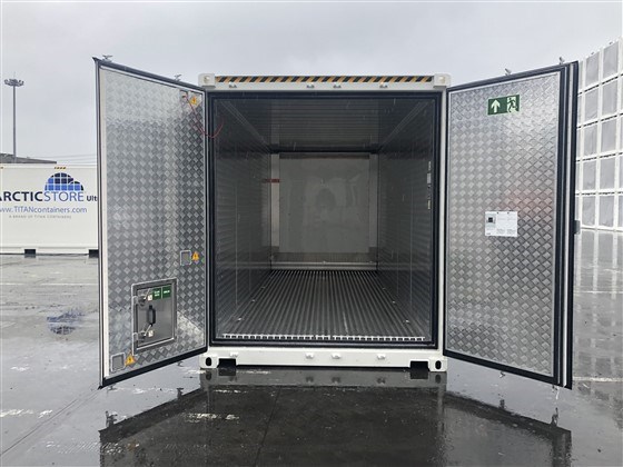 20ft HICUBE UltraFreezer open - TITAN Containers