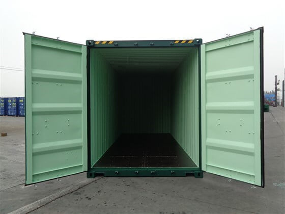 20ft HICUBE green opened - TITAN Containers