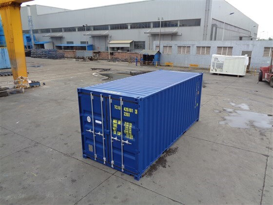 20ft Container Standard blue closed - TITAN Containers
