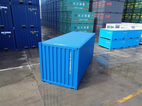 20ft Container closed blue - TITAN Containers