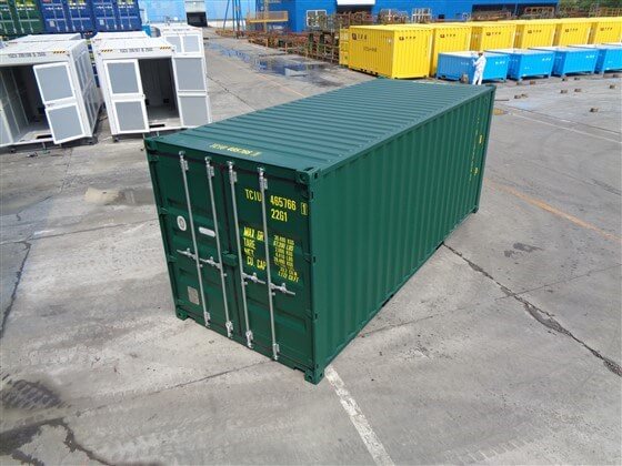 20ft Green Standard Container - TITAN Containers