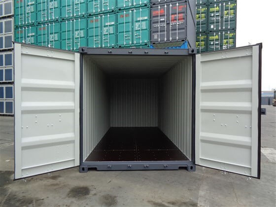 20ft Standard Container grey open - TITAN Containers