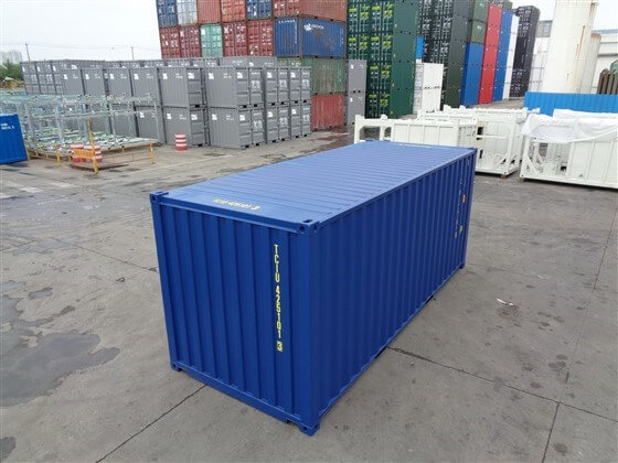 20ft blue container standard closed - TITAN Containers