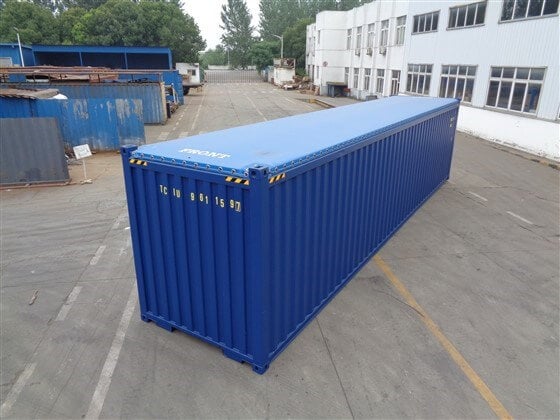 40ft HICUBE Open Top blue - TITAN Containers
