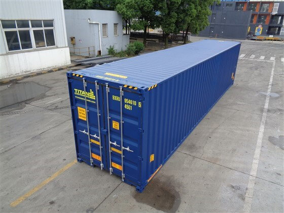 40ft HICUBE Doors in both ends blue - TITAN Containers