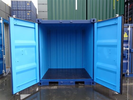 6ft Standard Container Blue - TITAN Containers