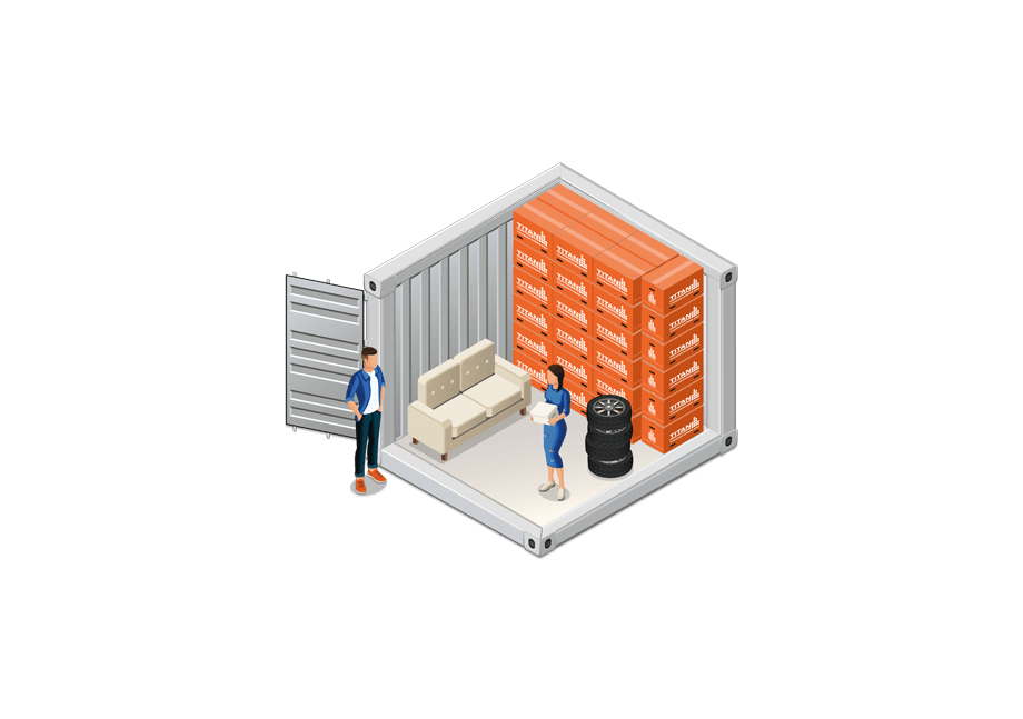 SELF STORAGE UK CONTAINER 10 FOOT