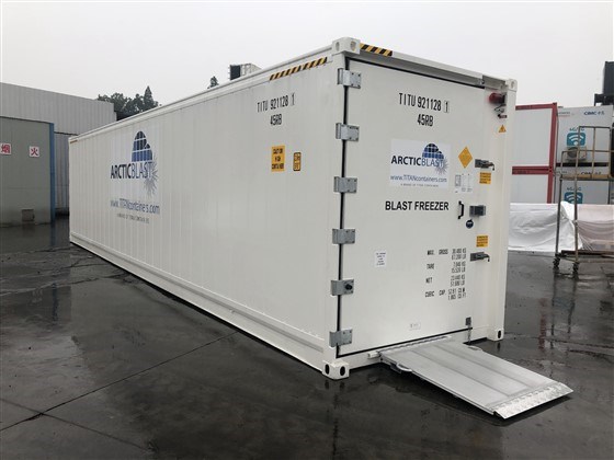 40ft Hicube Arcticblast side - TITAN Containers