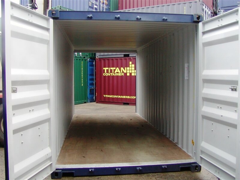 20ft Double door inside - TITAN Containers