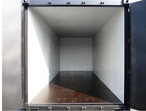 Black 20ft Container open door - TITAN Containers