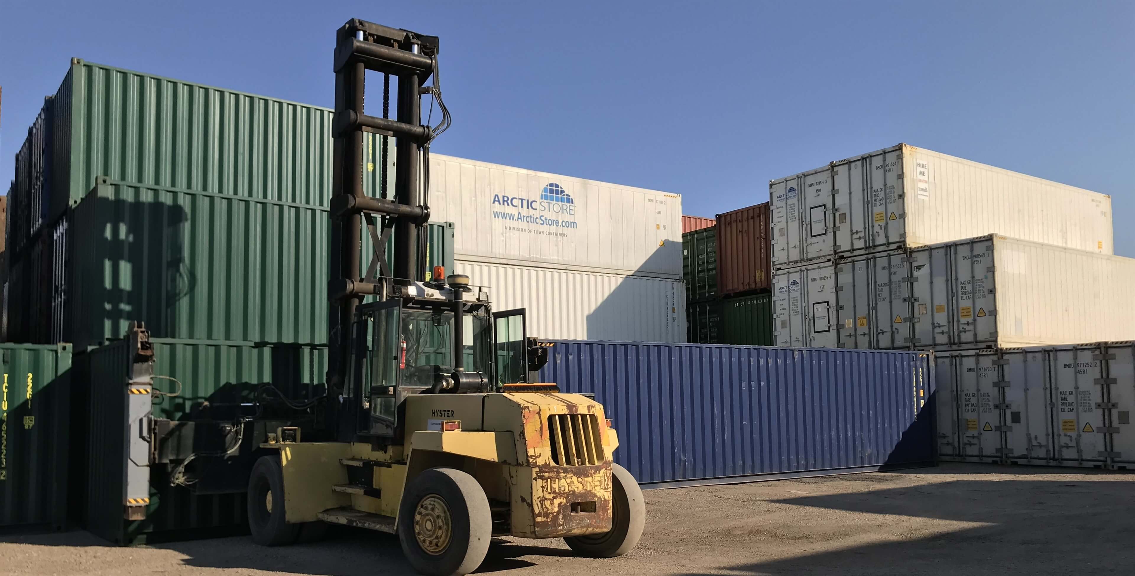 Container stack for hire - TITAN Containers