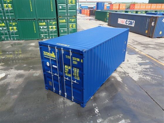Titan 20 standard containers blau 14