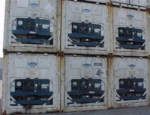 Used reefer containers stack - TITAN Containers