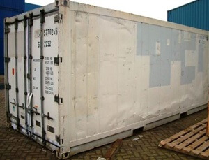 20ft used reefer side view - TITAN Containers