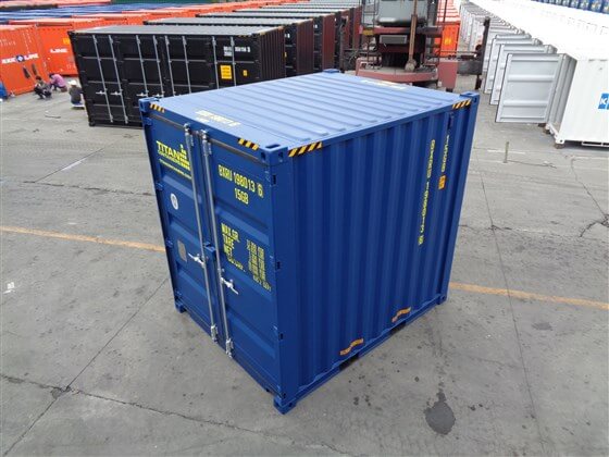 10ft blue Container - TITAN Containers