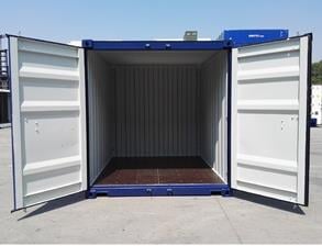 20ft Container blue open doors - TITAN Containers