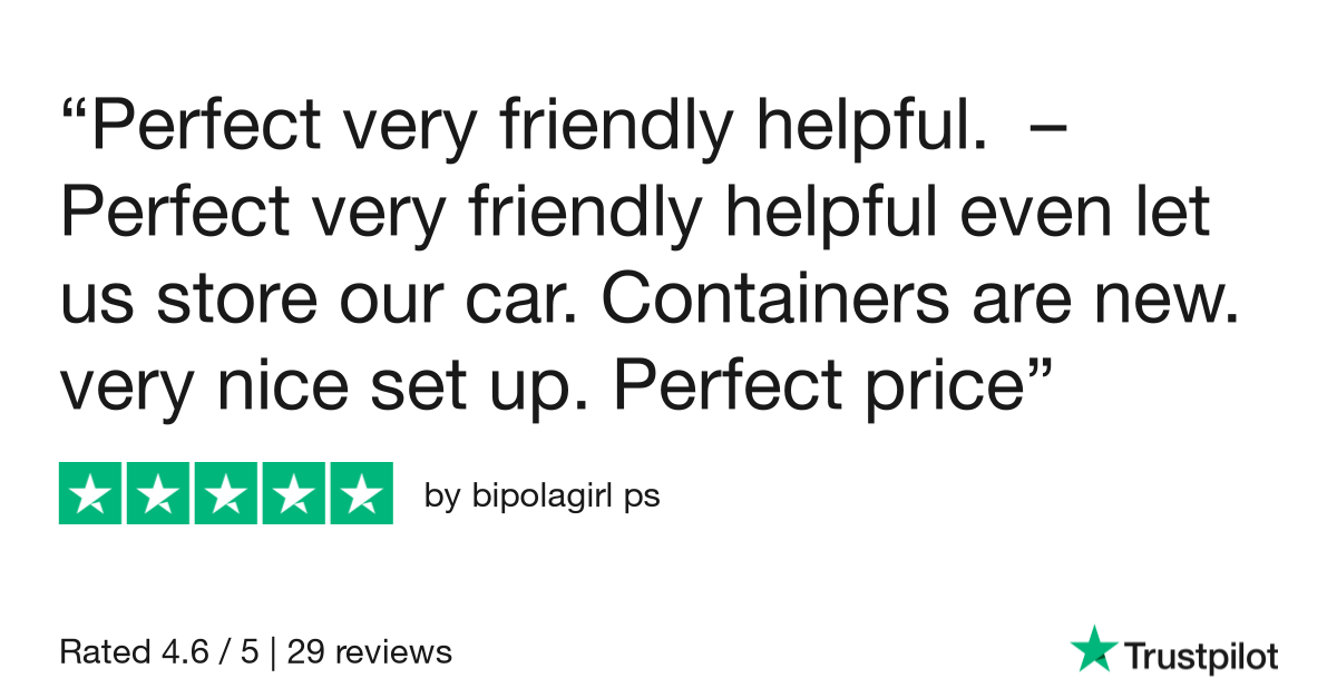 Trustpilot - 5 Stars Review of TITAN Container